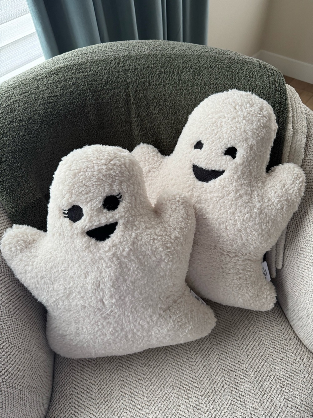 Halloween Ghost Throw Pillows NEW Decorative Pillow Set